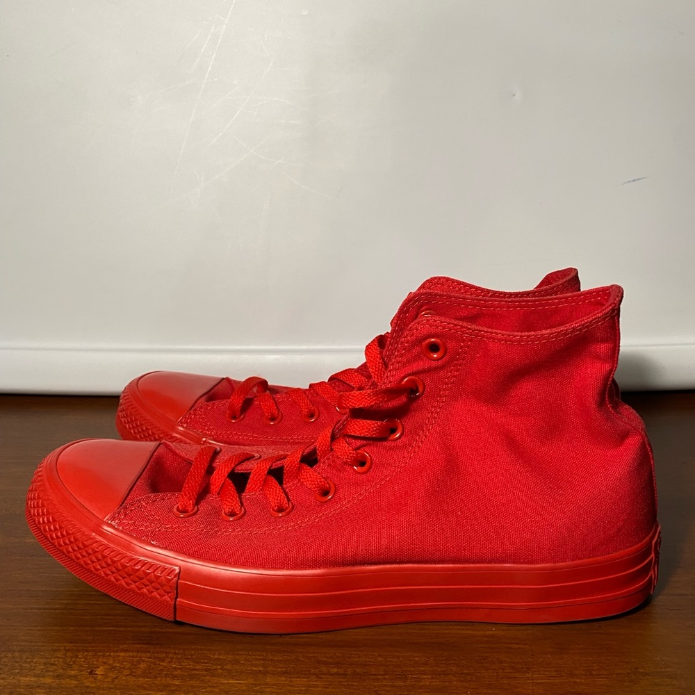 Converse Unisex Adults CT All Star Hi Sneakers Shoes Red  Men size 11